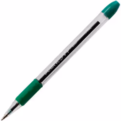 Pentel R.S.V.P. Ballpoint Pen  0.7mm Fine Tip  Green Ink  Box of 12 (BK90-D)