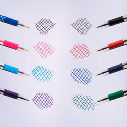 Pentel RSVP Ballpoint Pen  Fine Line  Black Ink  3 Pack BK90BP3A