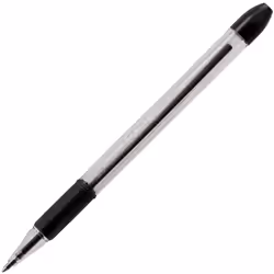 Pentel RSVP Ballpoint Pen  Fine Line  07mm  Assorted Ink  Clear Barrel  5 Pack BK90BP5M