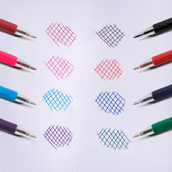 Pentel R.S.V.P. Ballpoint Pen  Medium Line  Violet Ink  2 Pack (BK91BP
