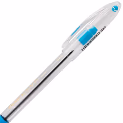 Pentel R.S.V.P. Ballpoint Pen  1.0mm Medium Tip  Sky Blue Ink  Box of 12 (BK91-S)