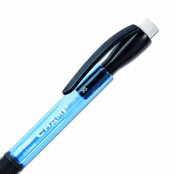 Pentel Champ Pencil  Automatic Pencil  0.5mm Lead Size  Blue Barrel  Box of 12 (AL15C)