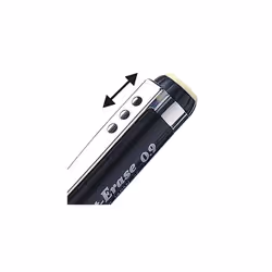 Pentel Twist-Erase III Mechanical Pencil (0.9mm) Black Barrel, 12 Pack (QE519A)