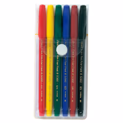 Pentel Arts Color Pen  6 Color Set (S360-6)