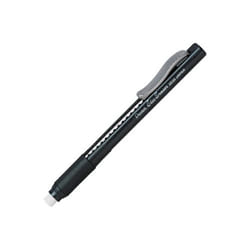 Pentel PENZE22ABX Black Rubber Clic Eraser with Grip - Pack of 12