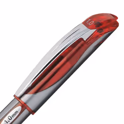 Pentel ENER-GEL Deluxe Liquid Gel Pen  Bold Line  Metal Tip  Red Ink  Box of 12 (BL60-B) - Additional view 3