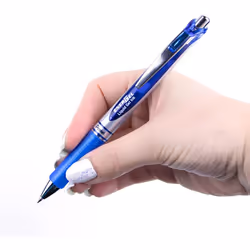 Pentel Energel XM Retractable Gel Pen with 0.7 mm Tip, 0.35 mm Line Width - Blue, Pack of 12 - Additional view 5