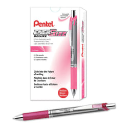 Pentel EnerGize Mechanical Pencil (0.7mm) Pink Accents  Box of 12 (PL77P)