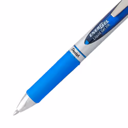 Pentel Gel Ink Pen  EnerGel RTX Retractable Gel Pen  0.7mm  Metal Tip  Blue Ink  1 Pack (BL77BPC)
