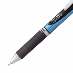 Pentel EnerGel Deluxe RTX Retractable Liquid Gel Pen  0.7mm  Needle Tip  Black Ink  2 pack (BLN77BP2A)