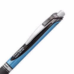 Pentel EnerGel Deluxe RTX Retractable Liquid Gel Pen  0.7mm  Needle Tip  Black Ink  1 Pack (BLN77BPA)