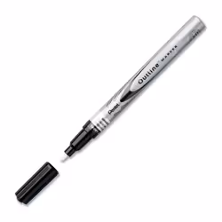 Pentel Arts Outline Marker  Silver Ink Outlined in Black Ink  1 Pack (