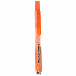 Pentel Handy-Line S Retractable and Refillable Highlighter Chisel Tip Orange Ink Box of 12 (SXS15-F)