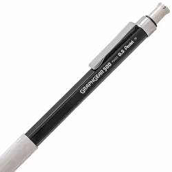 Pentel GraphGear 500 Mechanical Drafting Pencil  (0.5mm)  Fine Line  Refill Lead and Mini Eraser (PG525LEBP)