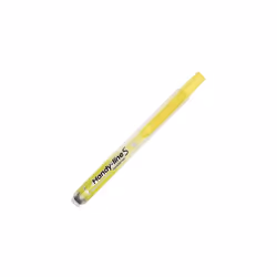 Pentel Handy-line S Retractable Highlighter  Chisel Tip  Yellow Ink  4 /Pack (SXS15BP4G)