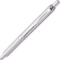 Pentel EnerGel Alloy Retractable Gel Pens  Medium Point  0.7 mm  Metal