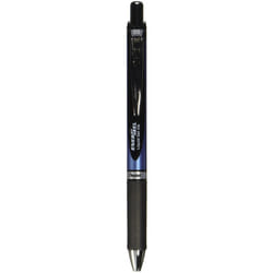 Pentel Gel Ink Pen  Retractable Gel Pen  0.5mm  Needle Tip  Black Ink  1 Pen BLN75BPA