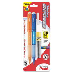 Pentel Twist-Erase Express Automatic Pencil with Lead and Eraser  0.9mm QE419FLEBP2  Assorted