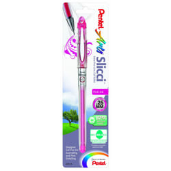 Pentel Arts Slicci 0.25 mm Extra Fine Gel Pen  Pink Ink  1 Pack BG202BPP1
