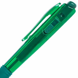 Pentel Wow! Retractable Ballpoint Pens  (1.0mm)  Medium Line  Green Ink  Box of 12 (BK440-D)