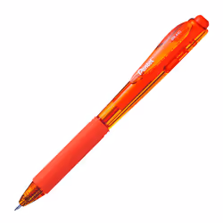Pentel WOW! Retractable Ballpoint Pens Medium Line Orange Ink Box o