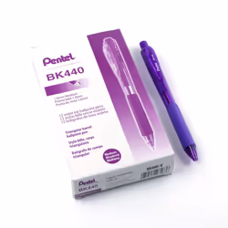 Pentel WOW! Retractable Ballpoint Pens Medium Line Violet Ink Box o