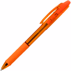 Pentel RSVP RT Colors Retractable Ballpoint Pen  (1.0mm) Medium Line  Barrel  Orange Ink  Box of 12 (BK93CRF-F)