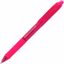 Pentel RSVP RT Colors Retractable Ballpoint Pen  (1.0mm) Medium Line  Barrel  Pink Ink  Box of 12 (BK93CRP-P)