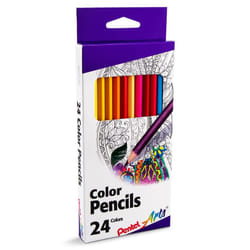 Pentel Arts Colored Pencils  Assorted Colors  Set of 24 (CB8-24)