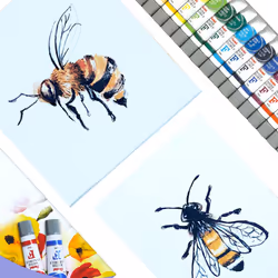24 COLOR PENTEL ARTS WATERCOLOR SET