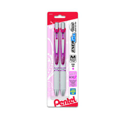 Pentel Pink BCA EnerGel Pearl RTX Retractable Gel Pen  0.7mm (BL77WBP2PP)
