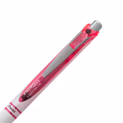 Pentel Pink BCA EnerGel Pearl Deluxe RTX Liquid Gel Pen  (0.5mm)  Fine Line  Needle Tip (BLN75WBP2PA)