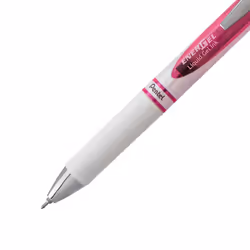 Pentel Pink BCA EnerGel Pearl Deluxe RTX Liquid Gel Pen  (0.5mm)  Fine Line  Needle Tip (BLN75WBP2PA)