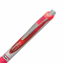 Pentel EnerGel Deluxe RTX Retractable Liquid Gel Pen  Medium Line  Metal Tip  Assorted Ink  3 Pack (BL77BP3M2)