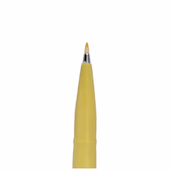 Pentel Arts Sign Pen Touch  Fude Brush Tip  Yellow Ink  Box of 12 (SES15C-G)