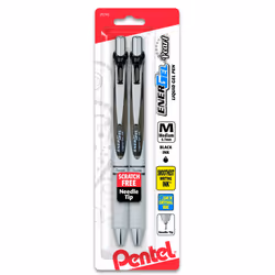Pentel EnerGel Pearl RTX Retractable Gel Pen 0.7mm Needle Tip 2 Pack