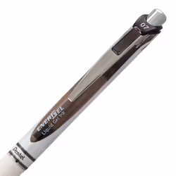 Pentel EnerGel Pearl RTX Retractable Gel Pen  0.7mm Needle Tip  2 Pack