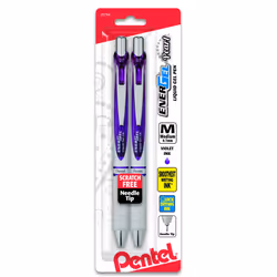 Pentel EnerGel Pearl RTX Retractable Gel Pen 0.7mm Needle Tip 2 Pack
