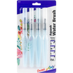 Pentel Arts Aquash Water Brush 4/PkgFRHBP4M