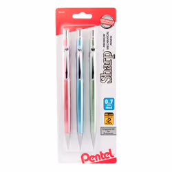 Pentel Sharp, Multi, Metal, Black, HB, 0.7 mm, Round