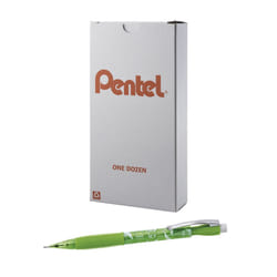 Pentel ICY Mechanical Pencil  0.9mm  Tinted Lime Green Barrel  12 pack AL29TK