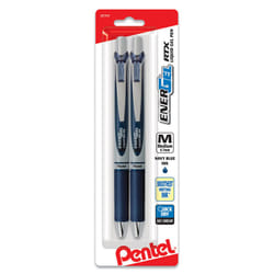 Pentel EnerGel RTX Retractable Liquid Gel Pen  (0.7mm) Metal Tip  Medi
