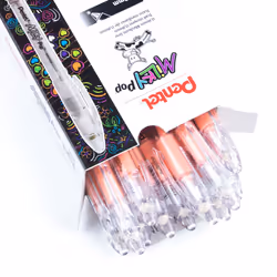 Pentel Milky Pop Pastel Gel Pen  (0.8mm) Medium Line  Orange Ink - K98-LF