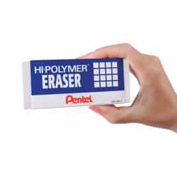 Pentel Hi-Polymer Eraser - Super XL  White