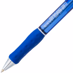 Pentel RSVP Super RT Ballpoint Pen  0.7mm Fine Line  Blue Ink  2-Pk - BX477BP2C