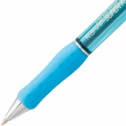 Pentel RSVP Super RT Ballpoint Pen  (1.0mm) Medium Line  Sky Blue Ink