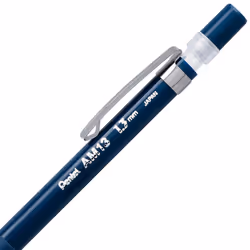 Pentel Sharp HD Mechanical Pencil 1.3mm  Dark Blue Barrel  1 Super Hi-Polymer Lead Refill AM13LBP