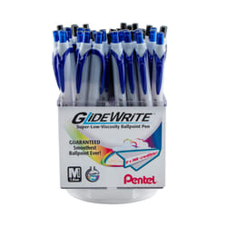 Pentel GlideWrite with TechniFlo Ink Ballpoint Pen  (1.0mm) Med. Line