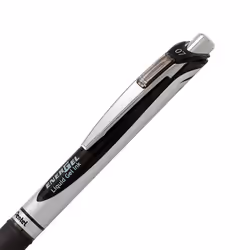 Pentel EnerGel RTX Retractable Liquid Gel Pen (Black and Blue  0.7mm Pack of 12)