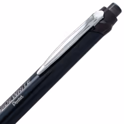 Pentel Glidewrite Signature Ballpoint Pen  (1.0mm) Medium  Black Barre